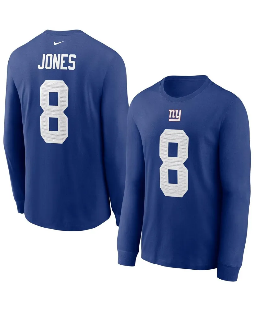 Men's Nike Kayvon Thibodeaux Royal New York Giants Player Name & Number  T-Shirt