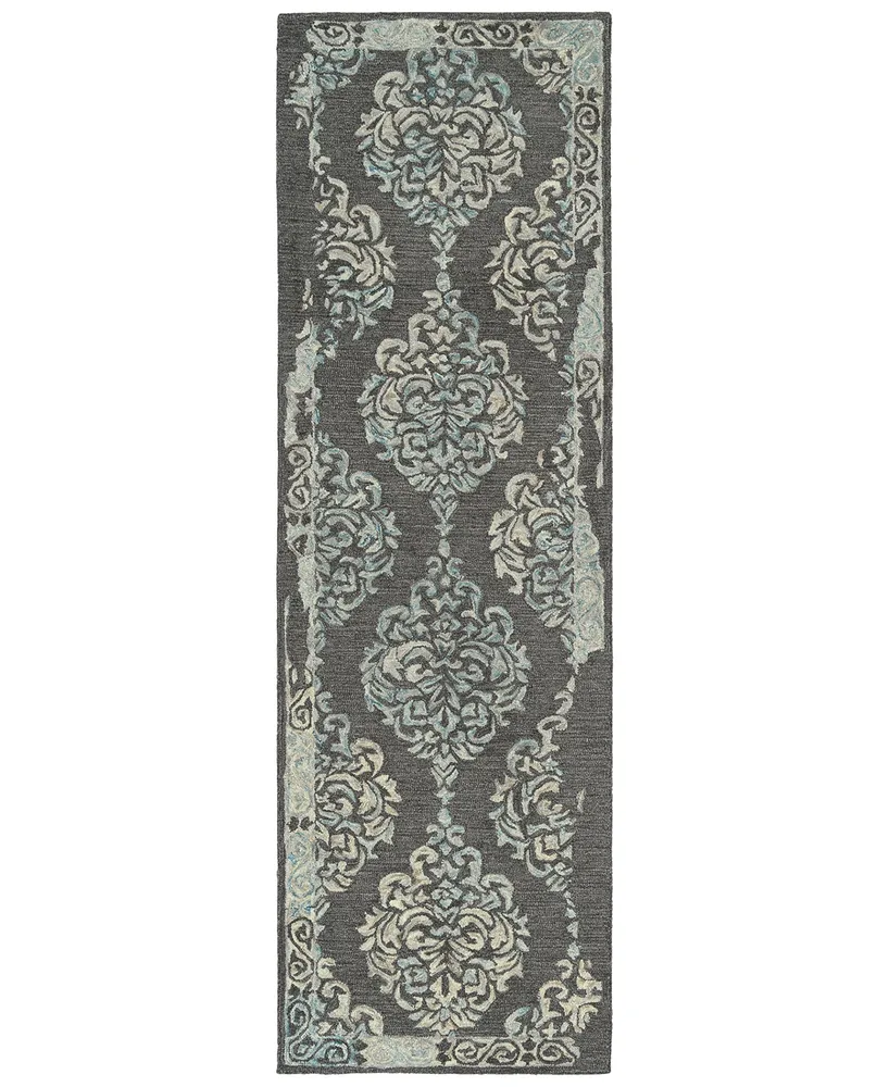 Kaleen Elijah ELI97 2'6" x 8' Runner Area Rug