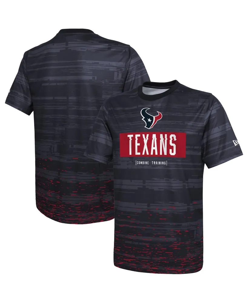 Houston Texans New Era Combine Authentic Ball Logo T-Shirt - Navy