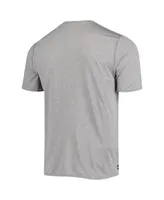 Men's New Era Heathered Gray Seattle Seahawks Combine Authentic Game On T-shirt