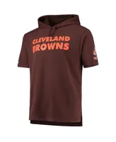 Men's Mitchell & Ness Brown Cleveland Browns Game Day Hoodie T-shirt