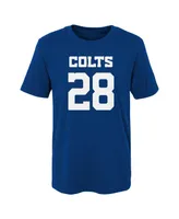 Big Boys Jonathan Taylor Royal Indianapolis Colts Mainliner Player Name and Number T-shirt