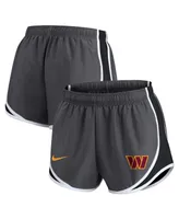 Women's Nike Charcoal Washington Commanders Logo Performance Tempo Shorts