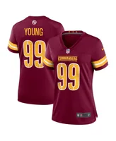 Women's Nike Chase Young Burgundy Washington Commanders Game Jersey