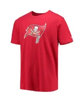 Men's New Era Red Tampa Bay Buccaneers Patch Up Collection Super Bowl Xxxvii T-shirt