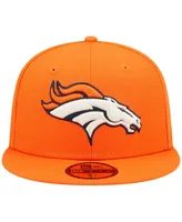 Men's New Era Orange Denver Broncos Super Bowl Xxxiii Pop Sweat 59FIFTY Fitted Hat