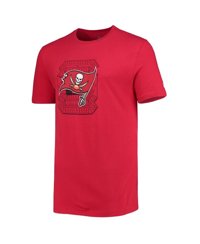 Men's New Era Red Tampa Bay Buccaneers Stadium T-shirt