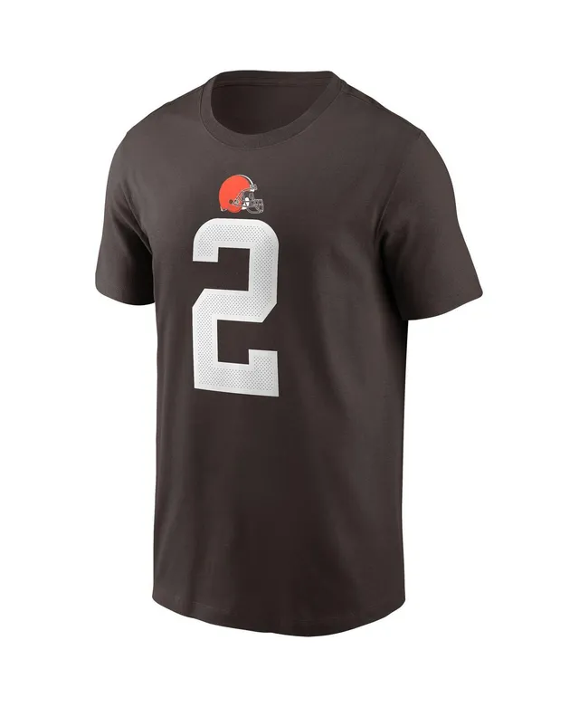 Men's Fanatics Branded Amari Cooper Brown Cleveland Browns Team Wordmark  Player Name & Number T-Shirt