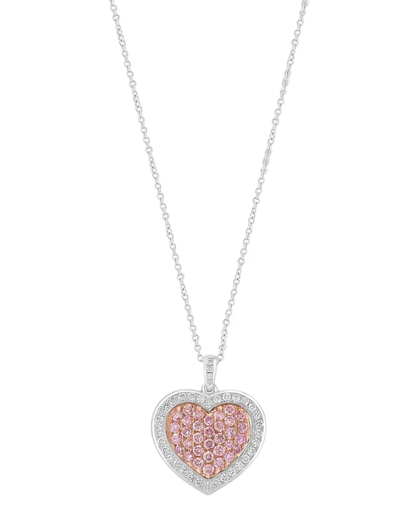 Effy D'oro By Effy Diamond Pave Diamond Heart Pendant (3/4 Ct. T.w. in  White | Lyst