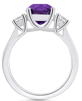 Macy's Amethyst (2 ct. t.w.) and Diamond (1/3 Ring 14K Gold