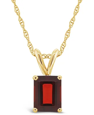 Garnet (2 ct. t.w.) Pendant Necklace in 14K Yellow Gold