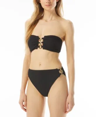 Michael Michael Kors Women's O-Ring Bikini Top