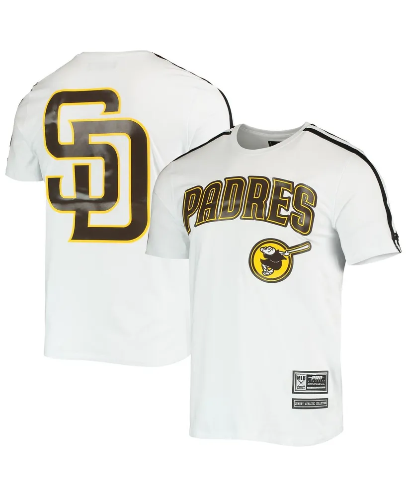 Men's Pro Standard White San Diego Padres Taping T-shirt