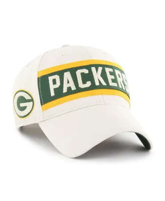 Men's '47 Cream Green Bay Packers Crossroad Mvp Adjustable Hat