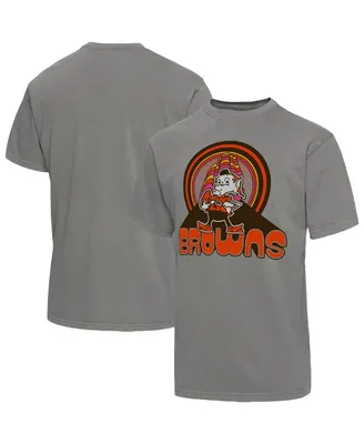 Men's Junk Food Graphite Cleveland Browns Wonderland Infinity Vibe T-shirt