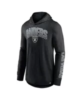 Men's Fanatics Black Las Vegas Raiders Front Runner Pullover Hoodie