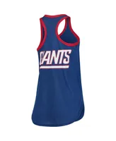 Women's G-iii 4Her by Carl Banks Royal New York Giants Tater Tank Top