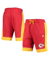 Men's Starter Red, Gold Kansas City Chiefs Fan Favorite Fashion Shorts