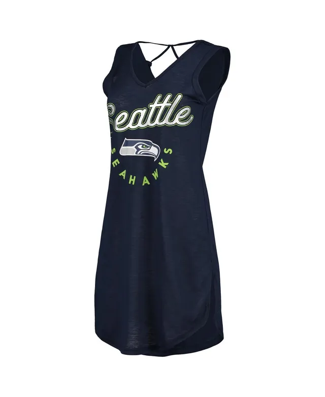 G-III 4Her by Carl Banks Women's College Navy Seattle Seahawks Hurry Up  Offense T-shirt Dress - Macy's