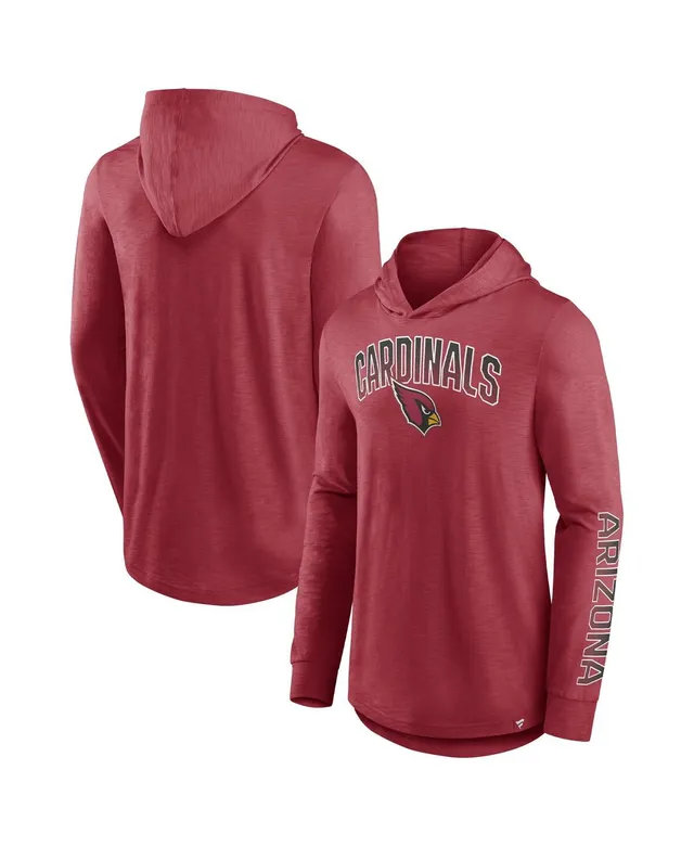 Men's Fanatics Branded Black Arizona Cardinals Primary Logo Fitted Pullover  Hoodie