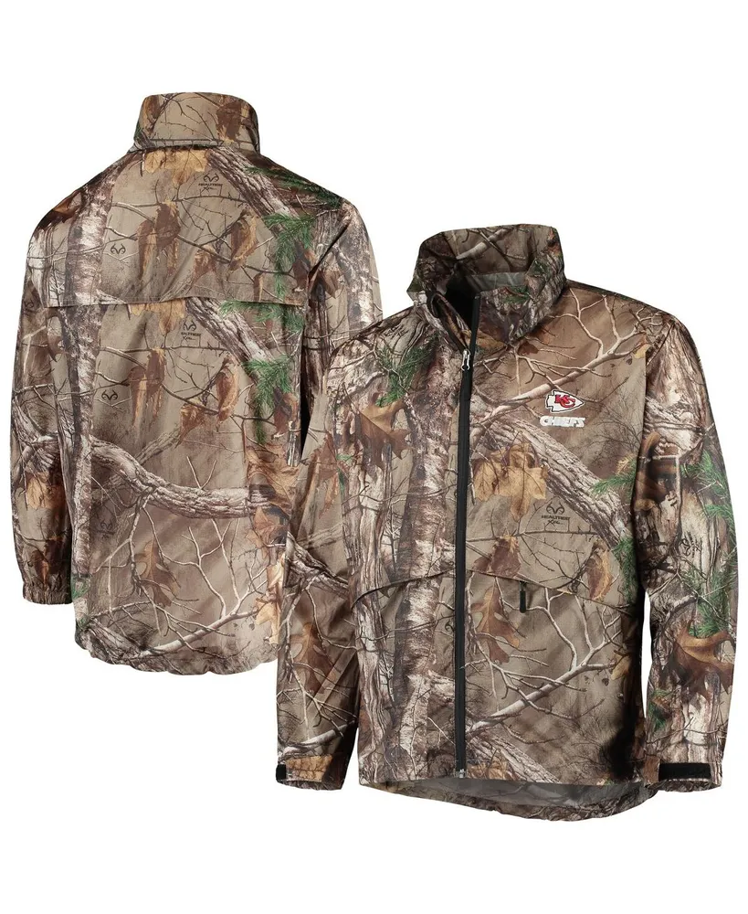 Men's Dunbrooke Realtree Camo Kansas City Chiefs Circle Sportsman Waterproof Packable Full-Zip Jacket