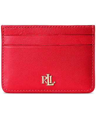 Women's Full-Grain Leather Small Slim Card Case