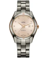 Rado Women's Swiss Automatic HyperChrome Gray Ceramic Bracelet 36mm