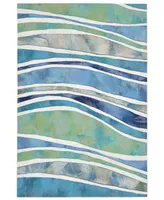 Liora Manne' Visions Iii Wave 2' x 3' Outdoor Area Rug