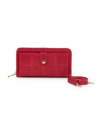 Lodis Women's Kinsley Zip Around Crossbody Wallet