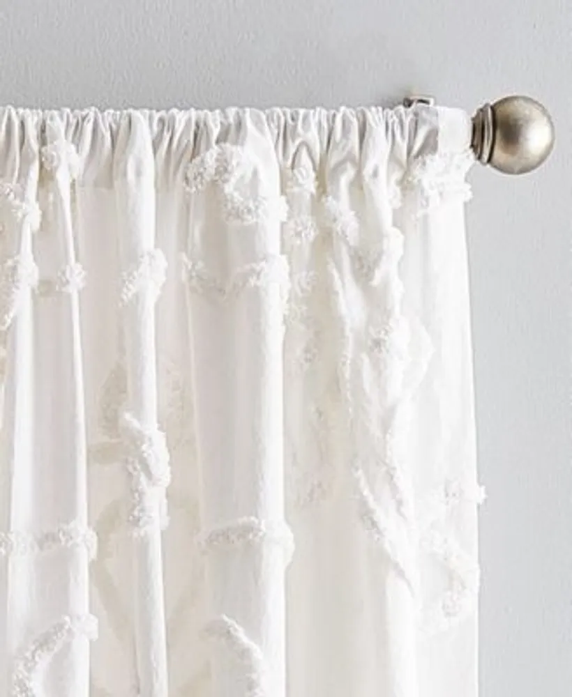 Peri Home Gates Tufted Chenille Pole Top 2 Piece Curtain Panel Collection