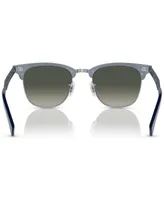 Ray-Ban Unisex Sunglasses, RB350751-y - Brushed Blue on Silver