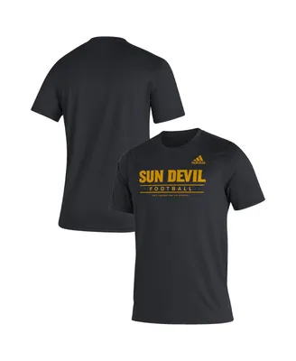 Men's adidas Black Arizona State Sun Devils Sideline Football Locker Practice Creator Aeroready T-shirt