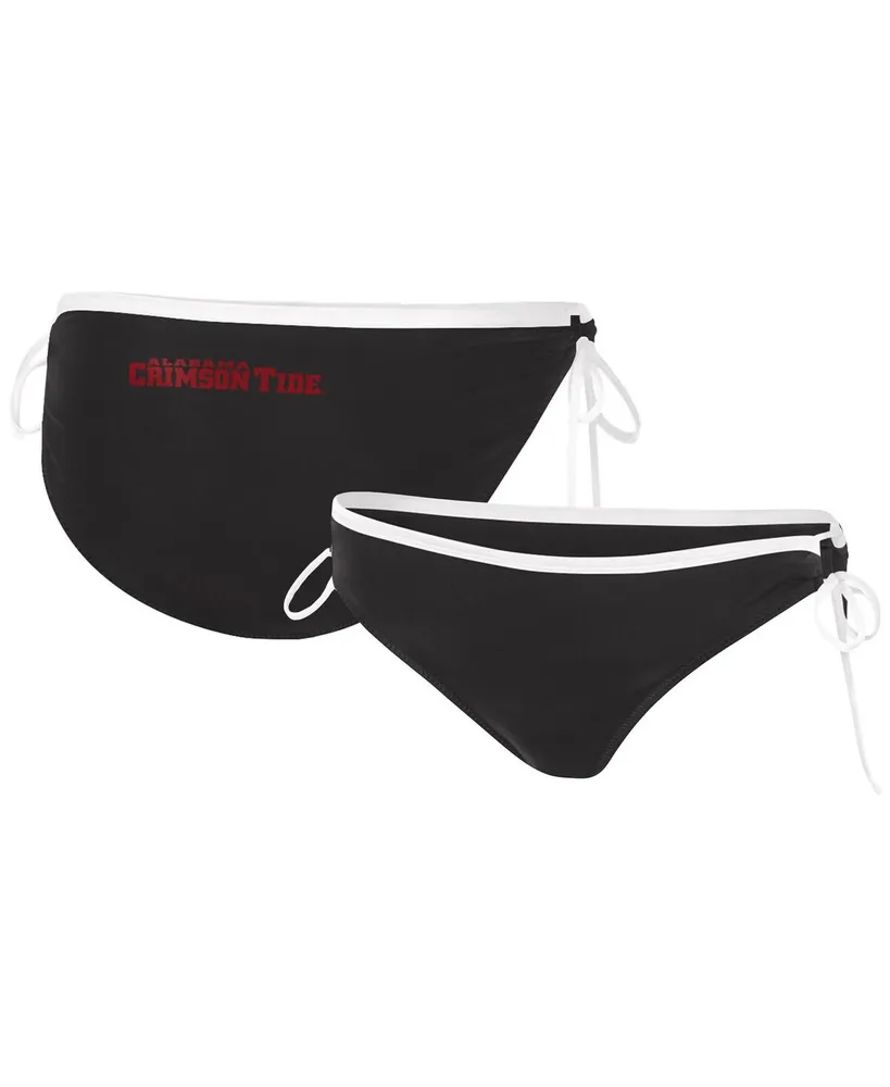 Women's G-iii 4Her by Carl Banks Black Alabama Crimson Tide Perfect Match Bikini Bottom