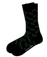 Love Sock Company Women's Alligator W-Cotton Novelty Crew Socks with Seamless Toe Design, Pack of 1