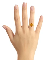 Macy's Citrine (2-3/4 ct. t.w.) Ring 14K Yellow Gold