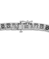 Men's Diamond Miracle Plate Tennis Bracelet (2 ct. t.w.) in Sterling Silver