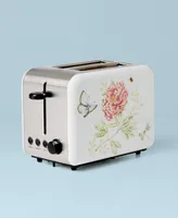 Lenox Butterfly Meadow 2 Piece Enamelware/Stainless Steel Toaster