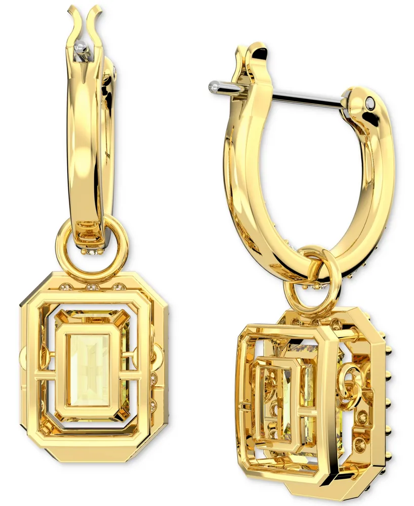 Swarovski Gold-Tone Millenia Crystal Drop Earrings