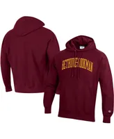 Men's Champion Maroon Bethune-Cookman Wildcats Tall Arch Pullover Hoodie