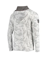 Men's Colosseum Arctic Camo Texas Longhorns Oht Military-Inspired Appreciation Long Sleeve Hoodie Top