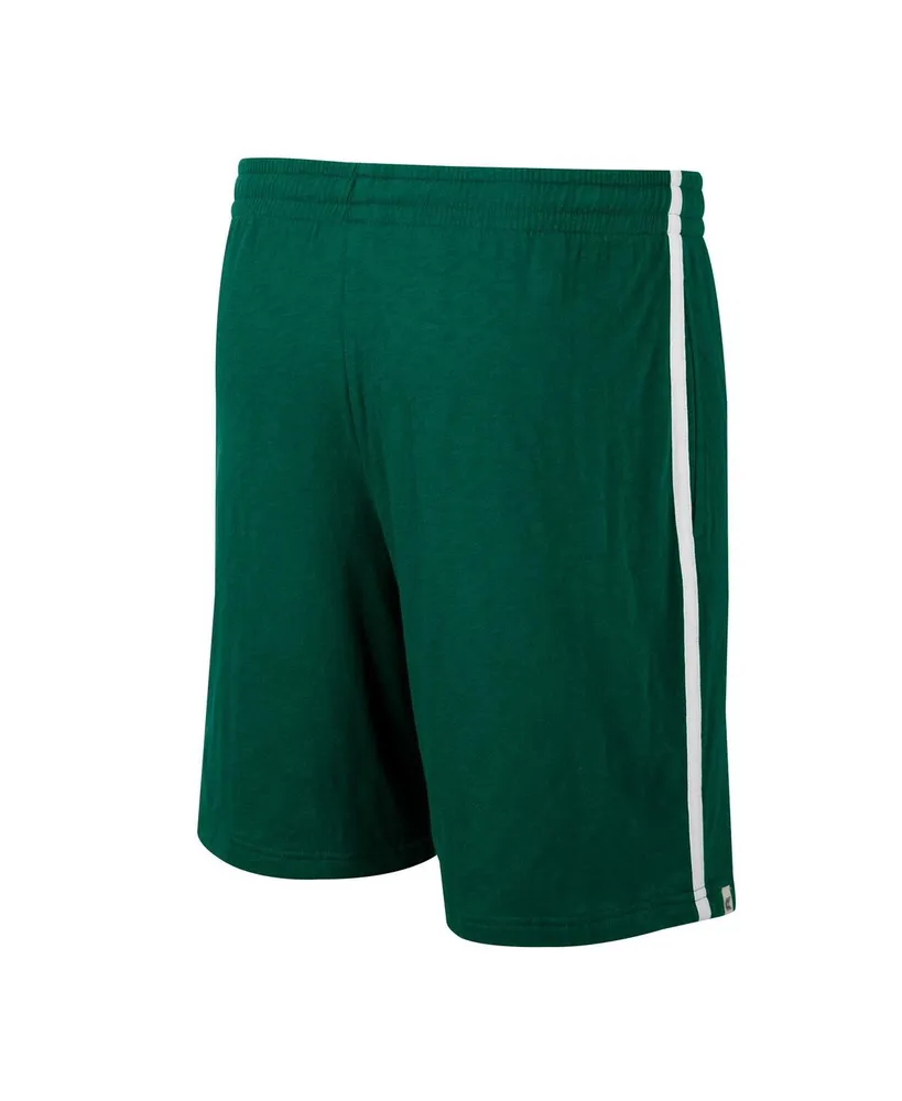 Men's Colosseum Green Michigan State Spartans Thunder Slub Shorts