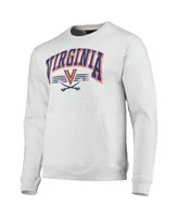 Men's League Collegiate Wear Heathered Gray Virginia Cavaliers Upperclassman Pocket Pullover Sweatshirt