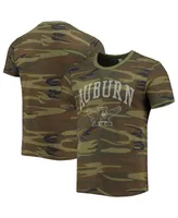 Men's Alternative Apparel Camo Auburn Tigers Arch Logo Tri-Blend T-shirt