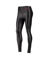 Women's ZooZatz Black Alabama Crimson Tide Shine Liquid Leggings