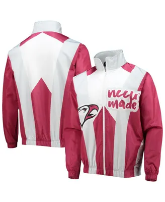 Men's Tones of Melanin Maroon North Carolina Central Eagles Anorak Full-Zip Jacket