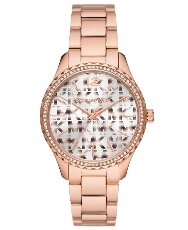 Michael Kors Women's Portia Stainless Steel Bracelet Watch 36mm - Macy's