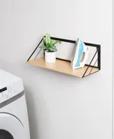 Multipurpose Mountable Shelf with Bracket, 24"