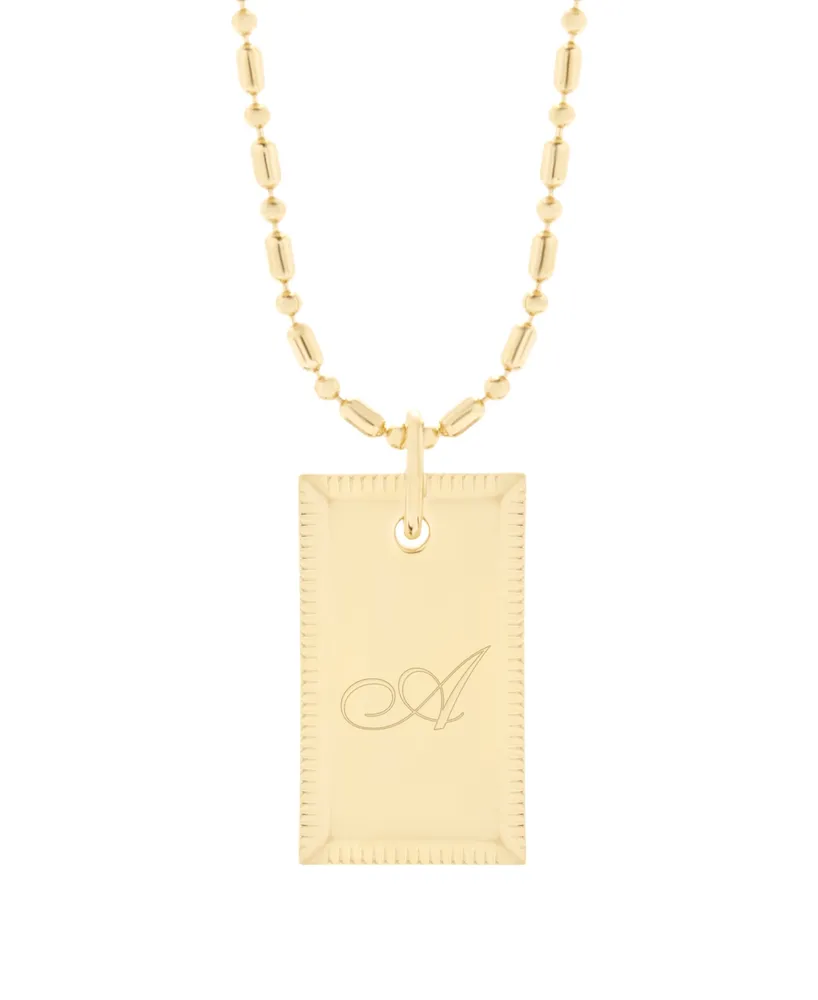 Sparkle Allure Initial Cubic Zirconia Pure Silver Over Brass 16 Inch Link Pendant  Necklace | Hawthorn Mall