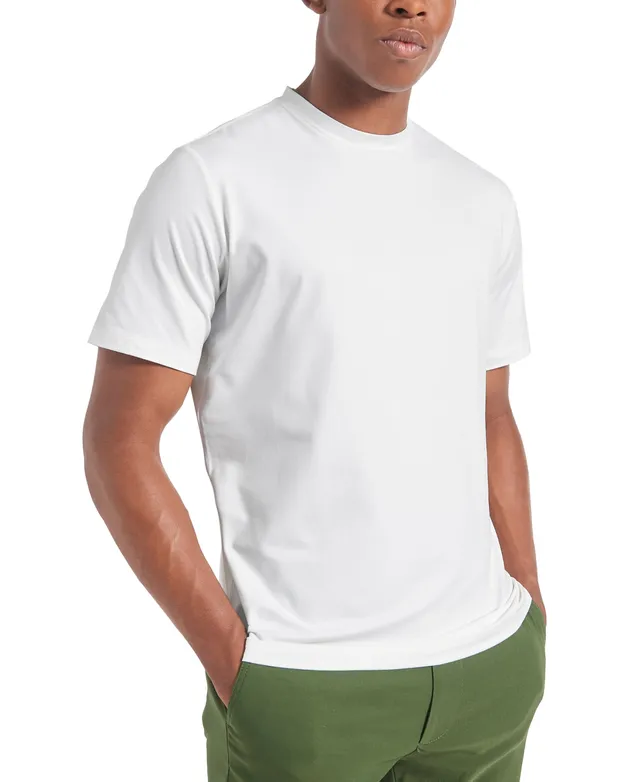 macys mens white t shirts