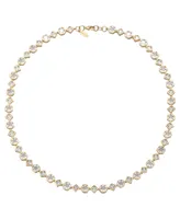 Bonheur Jewelry Milou Bezel Set Crystal Necklace